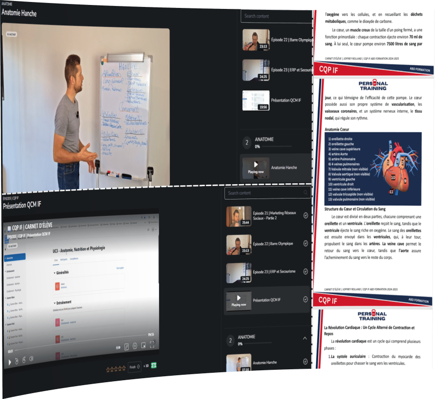 CQP IF Carnet d'élève coach Tréguier