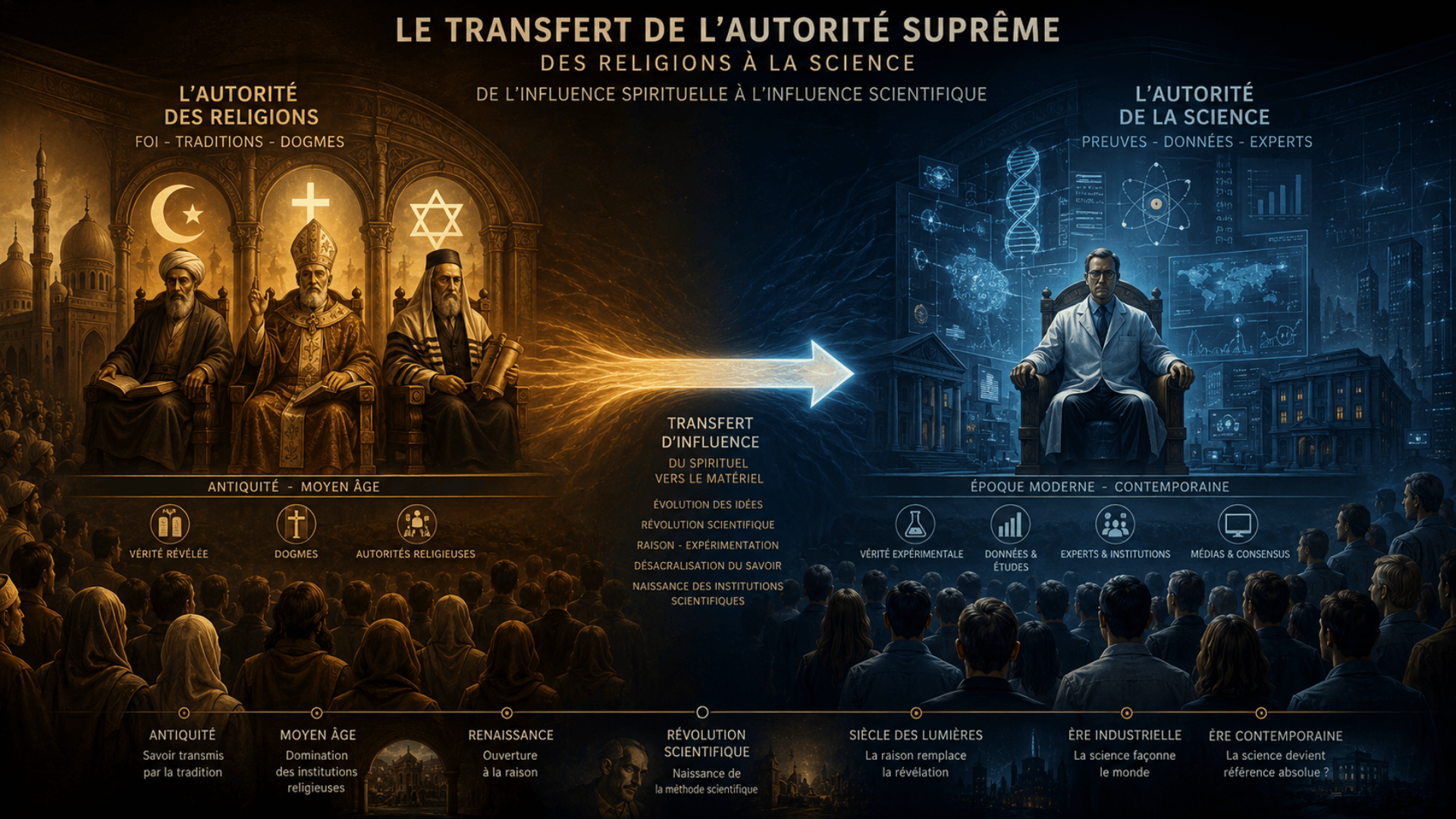 transfert d'autorité des religions à la science science vs bon sens remise en forme